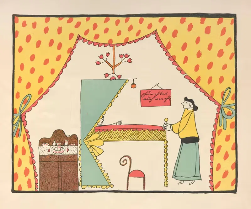 Der Geburtstag Pl.01 by Heinrich Scharrelmann (Editor), 1907 — digital art print download