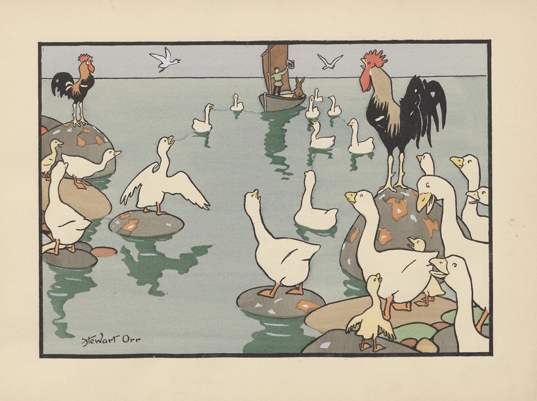Два веселых моряка, пл. 05 by Стюарт Орр, 1905 — digital art print download