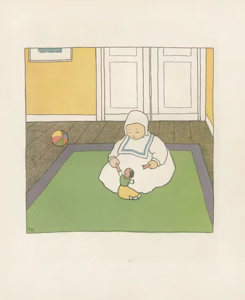 Ручной яблочный сбор Пл.02 by Теодор Херрманн, 1906 — digital art print download