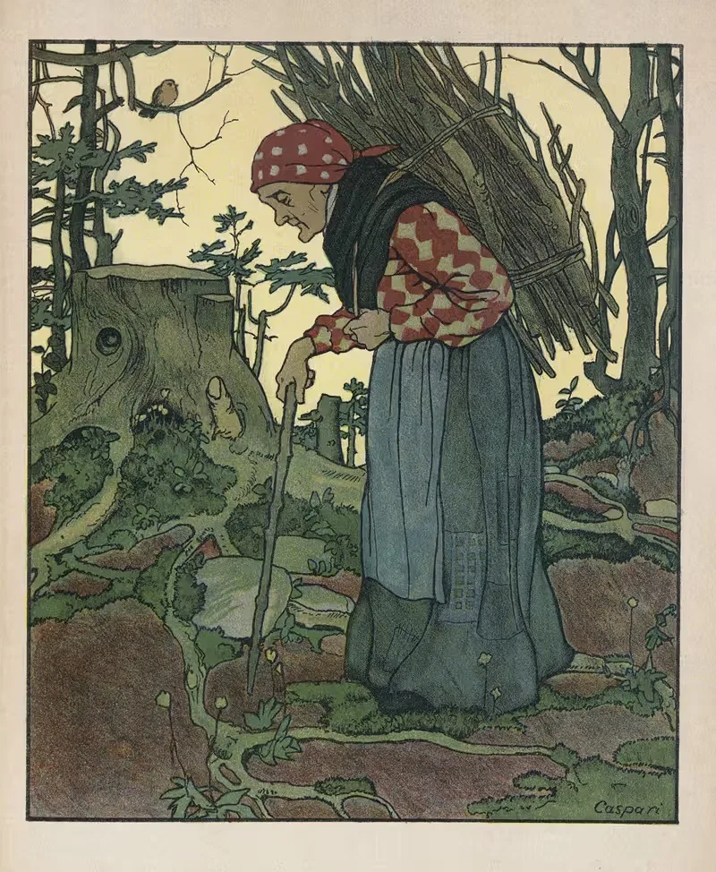 Из леса и пустоши Пл.02 by Вальтер Каспари, 1909 — digital art print download