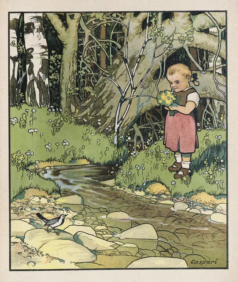 Из леса и вереска Pl.03 by Вальтер Каспари, 1909 — digital art print download