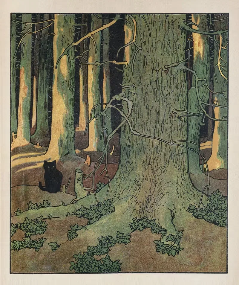 Из леса и пустоши Пл.10 by Вальтер Каспари, 1909 — digital art print download
