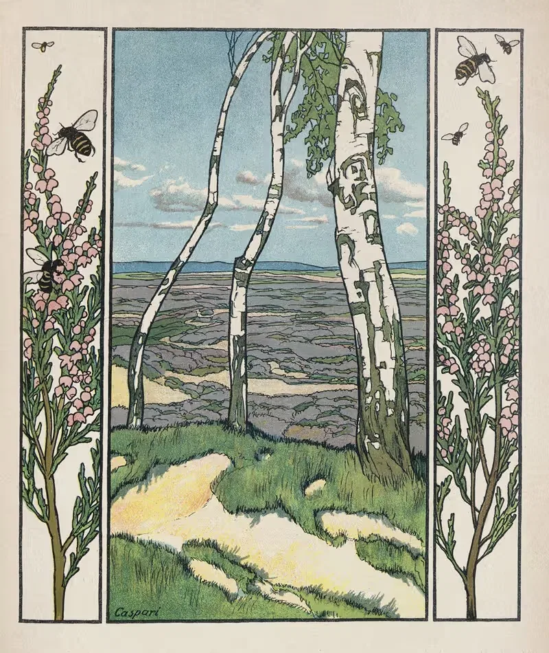 Из леса и пустоши Pl.12 by Вальтер Каспари, 1909 — digital art print download