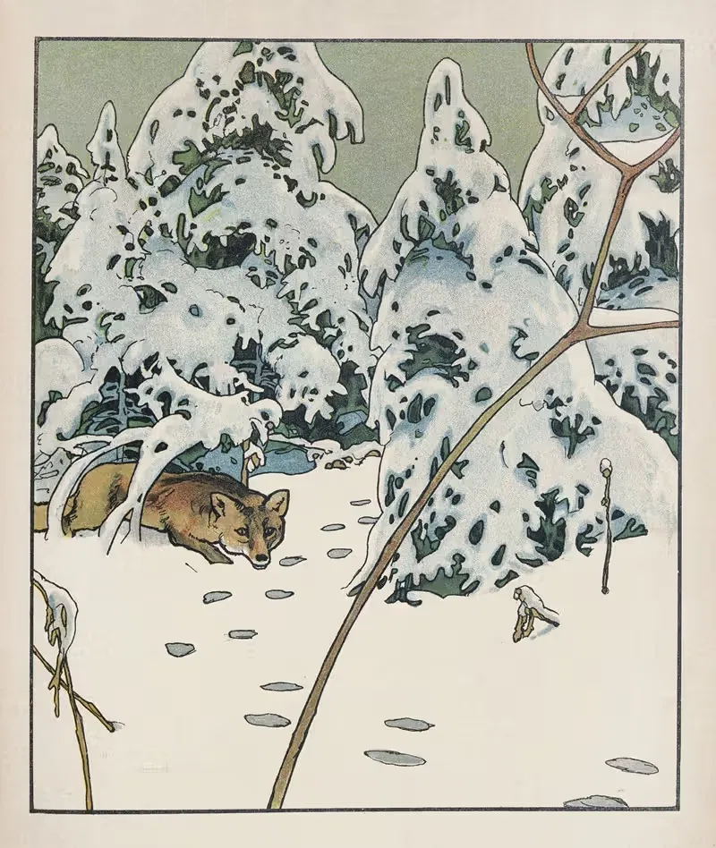 Из леса и пустоши Пл.14 by Вальтер Каспари, 1909 — digital art print download
