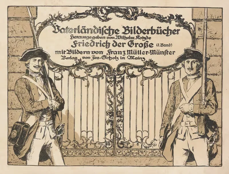 Фридрих Великий Pl.1 by Франц Мюллер-Мюнстер, 1912 — digital art print download