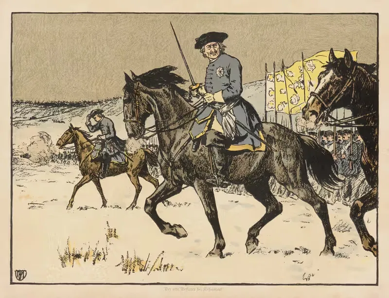 Фридрих Великий by Франц Мюллер-Мюнстер, 1912 — digital art print download