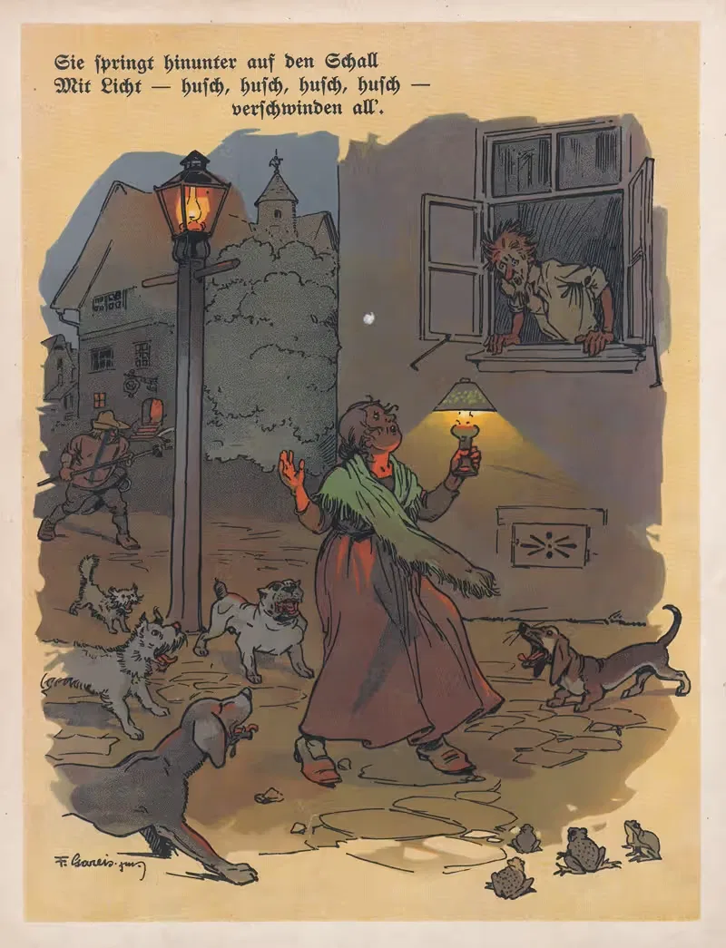 Хайнцельмännchen Пл.14 by Фриц Гарейс мл., 1912 — digital art print download
