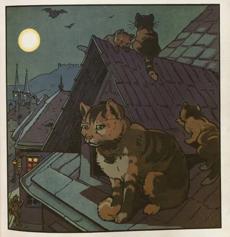 Наши домашние животные Пл.07 by Фриц Гарейс мл., 1911 — digital art print download