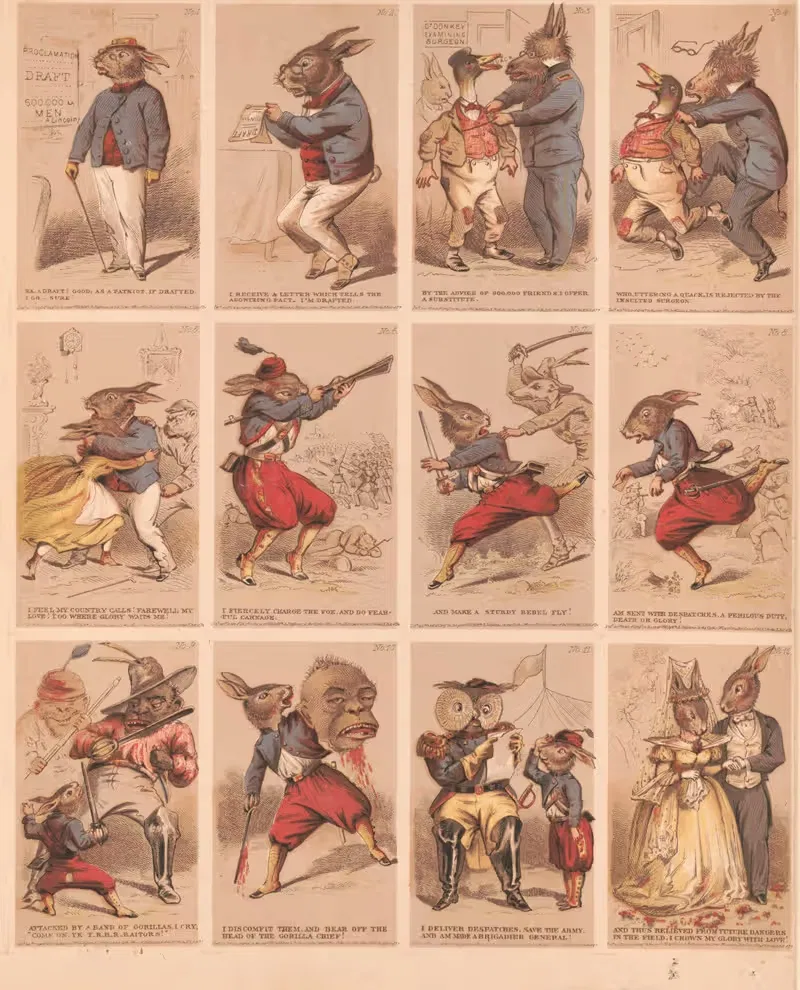 Приключения призывника, рассказанные им самим by Джеймс Фуллер Куин, 1863 — digital art print download