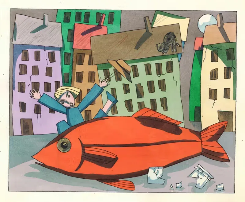 Рыбная поездка Пл.02 by Том Сейдманн-Фрейд, 1923 — digital art print download
