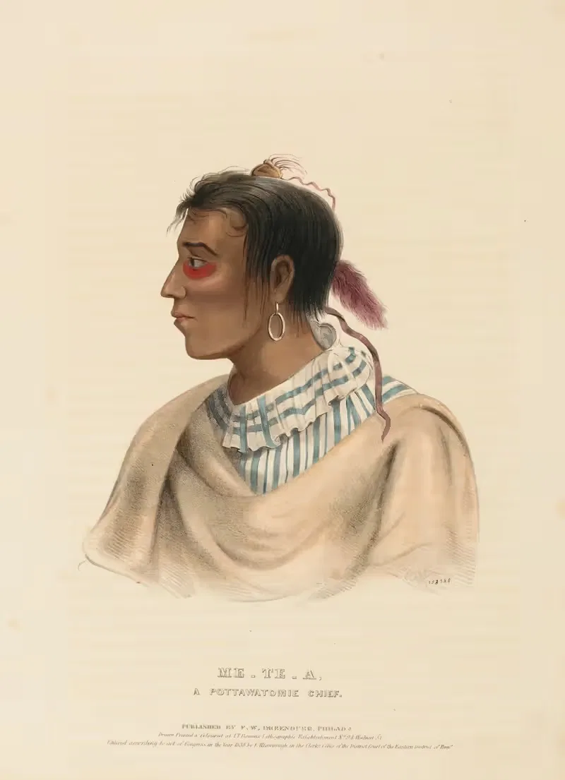 Me-Te‑A, A Pottawatomie Chief — Charles Bird King