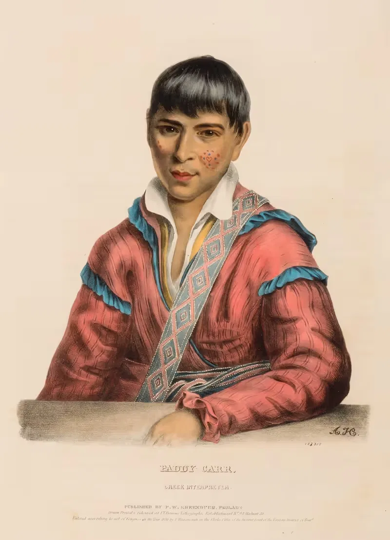 Пэдди-Карр. Переводчик из Крика by Чарльз Берд Кинг, 1838 — digital art print download