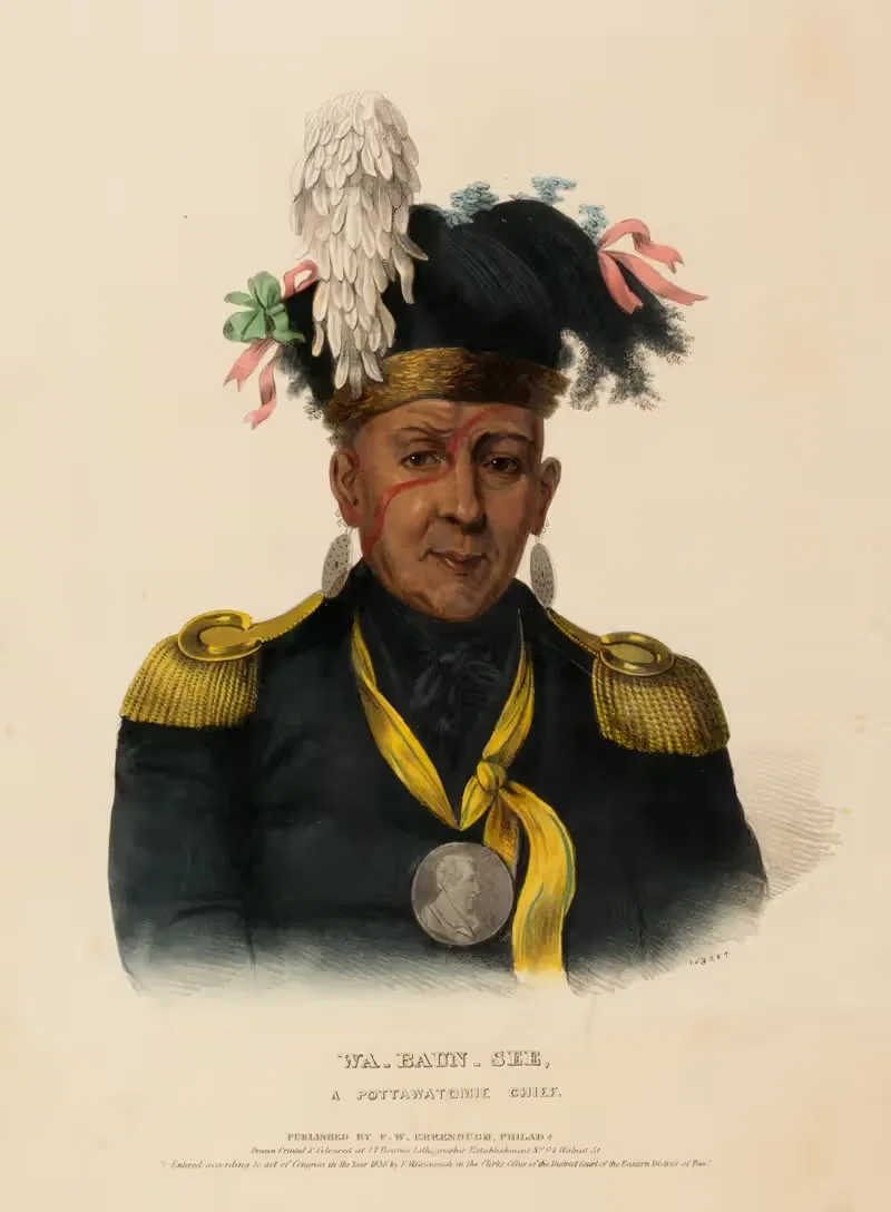 Wa-Baun-See, A Pottawatomie Chief — Charles Bird King