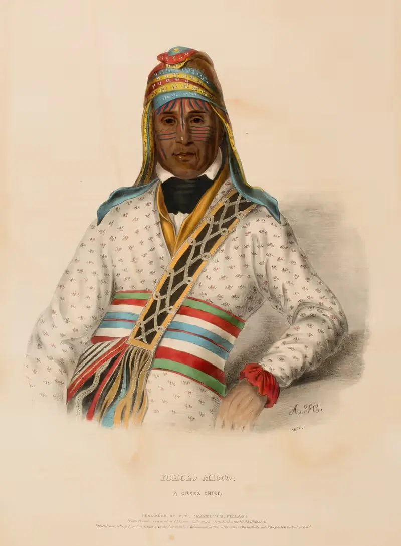 Yoholo-Micco. A Creek Chief — Charles Bird King