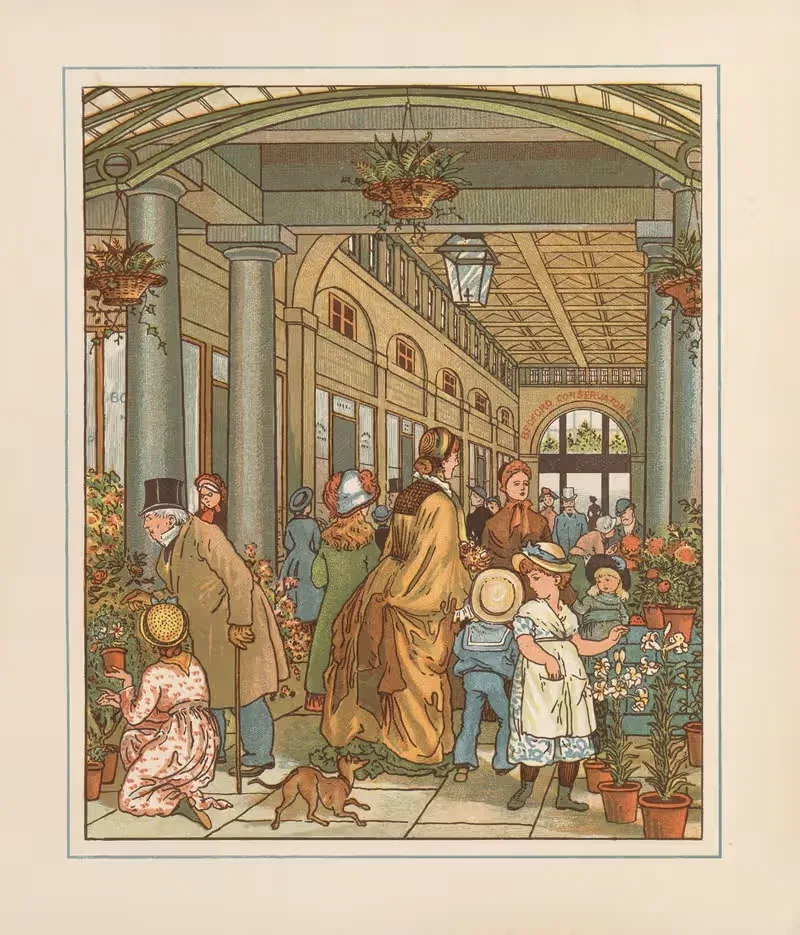 Лондон Пл.13 by Эллен Элизабет Хоутон, 1883 — digital art print download