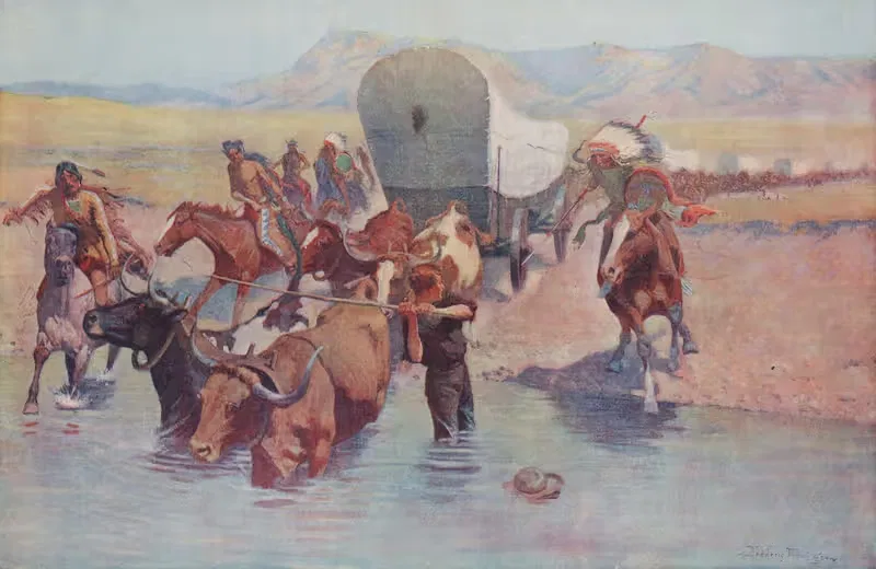 Эмигранты by Фредерик Ремингтон, 1904 — digital art print download