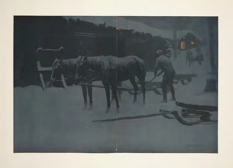 The End of the Day — Frederic Remington