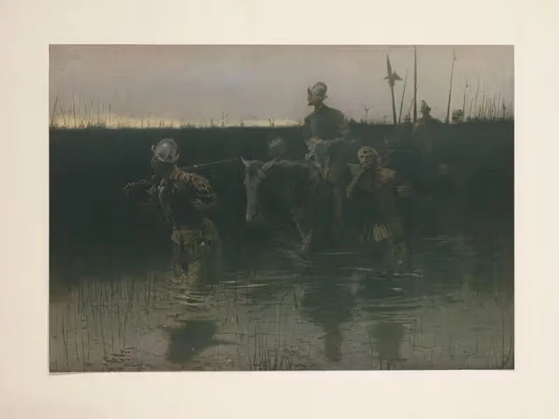 Великие исследователи. II–Эрнандо де Сото by Фредерик Ремингтон, 1905 — digital art print download