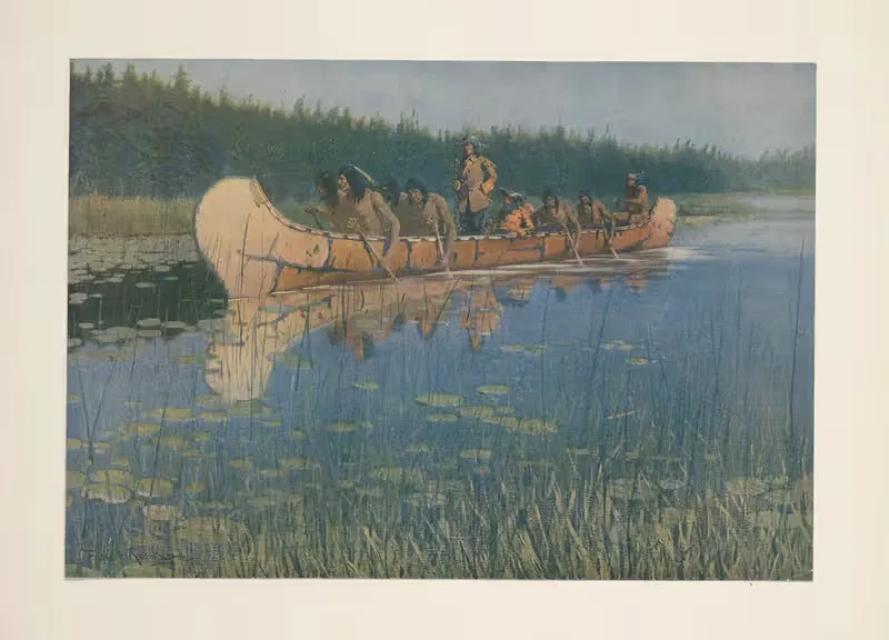 Великие исследователи. IV–Раддисон by Фредерик Ремингтон, 1906 — digital art print download
