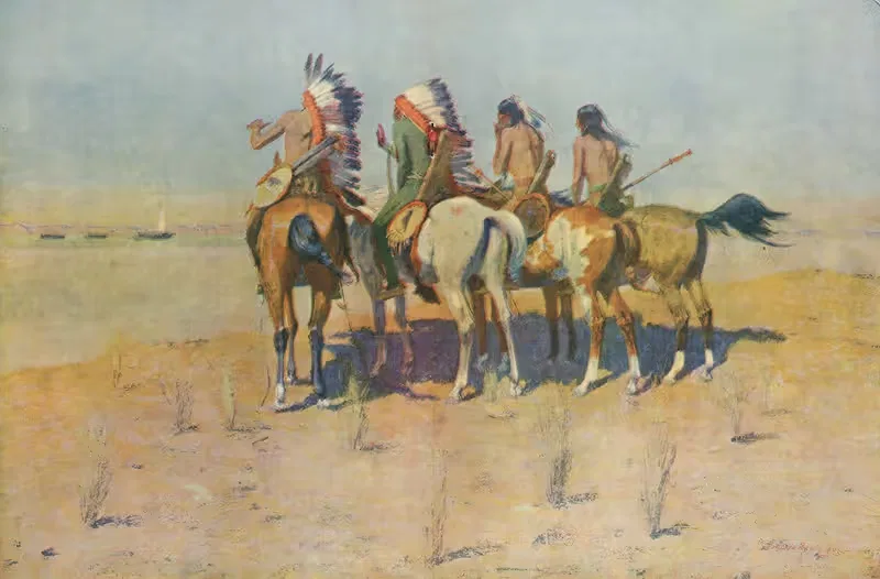 Пионеры by Фредерик Ремингтон, 1904 — digital art print download