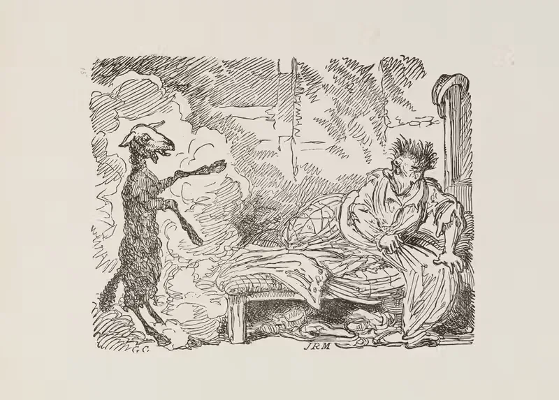 Illustrations for The Universal songster Pl.13 — George Cruikshank