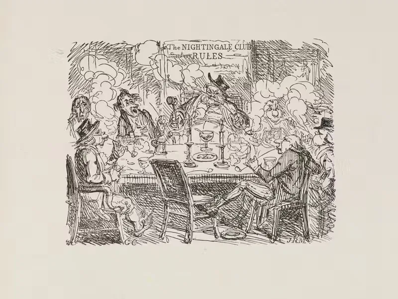 Illustrations for The Universal songster Pl.15 — George Cruikshank