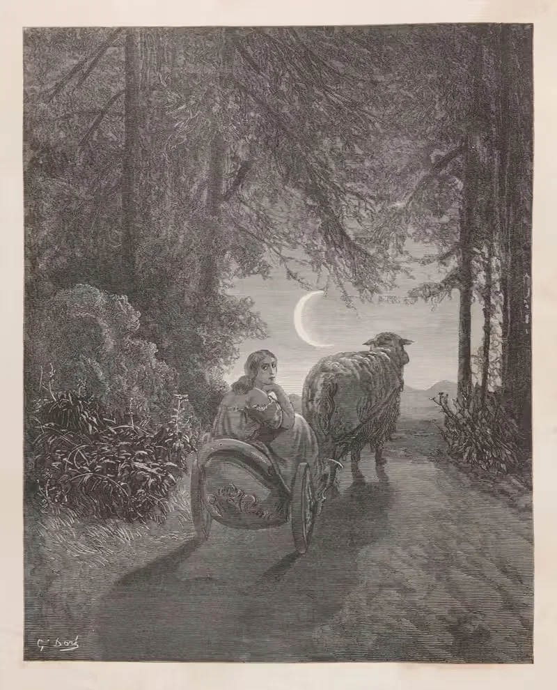 Сказки, пл. 31 by Гюстав Доре, 1876 — digital art print download