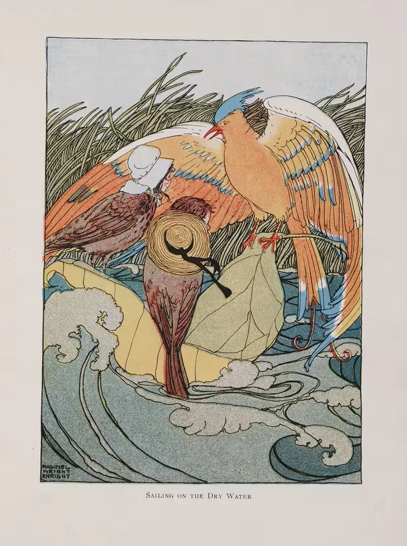 Плавание по сухой воде by Магинел Урайт Энрайт, 1907 — digital art print download