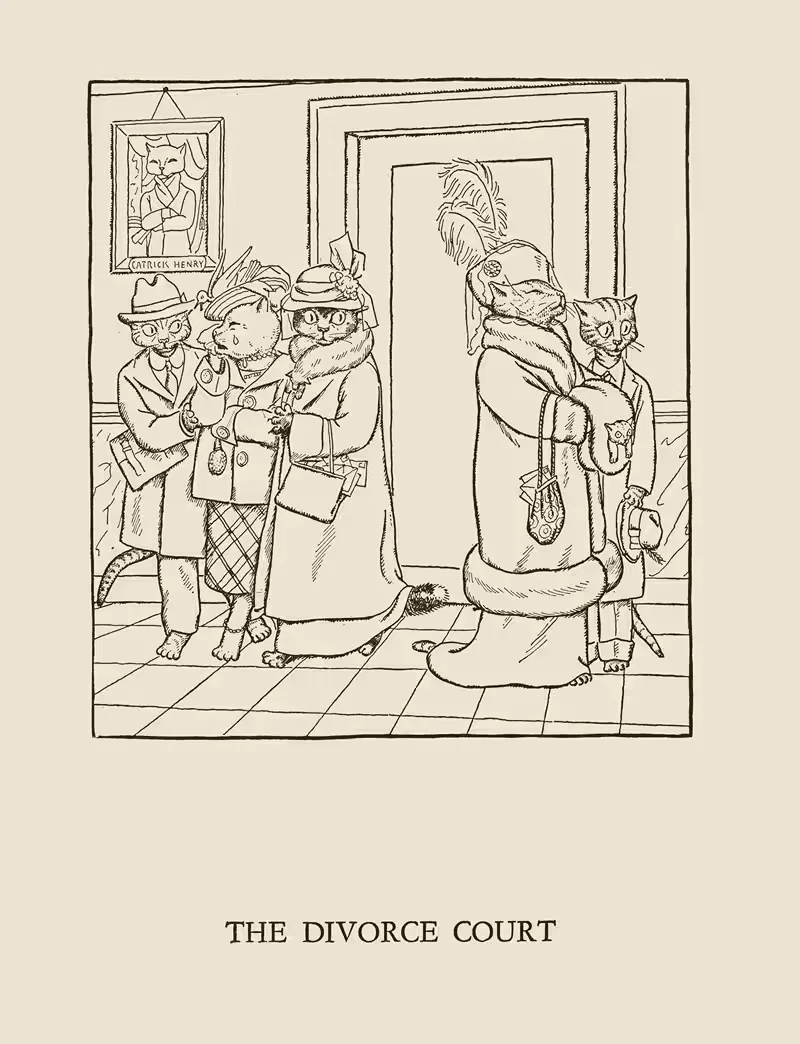 Суд по разводам by Уильям Эли Хилл, 1926 — digital art print download