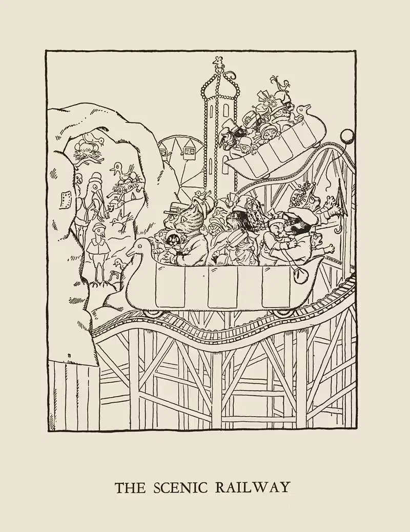Сценическая железная дорога by Уильям Эли Хилл, 1926 — digital art print download