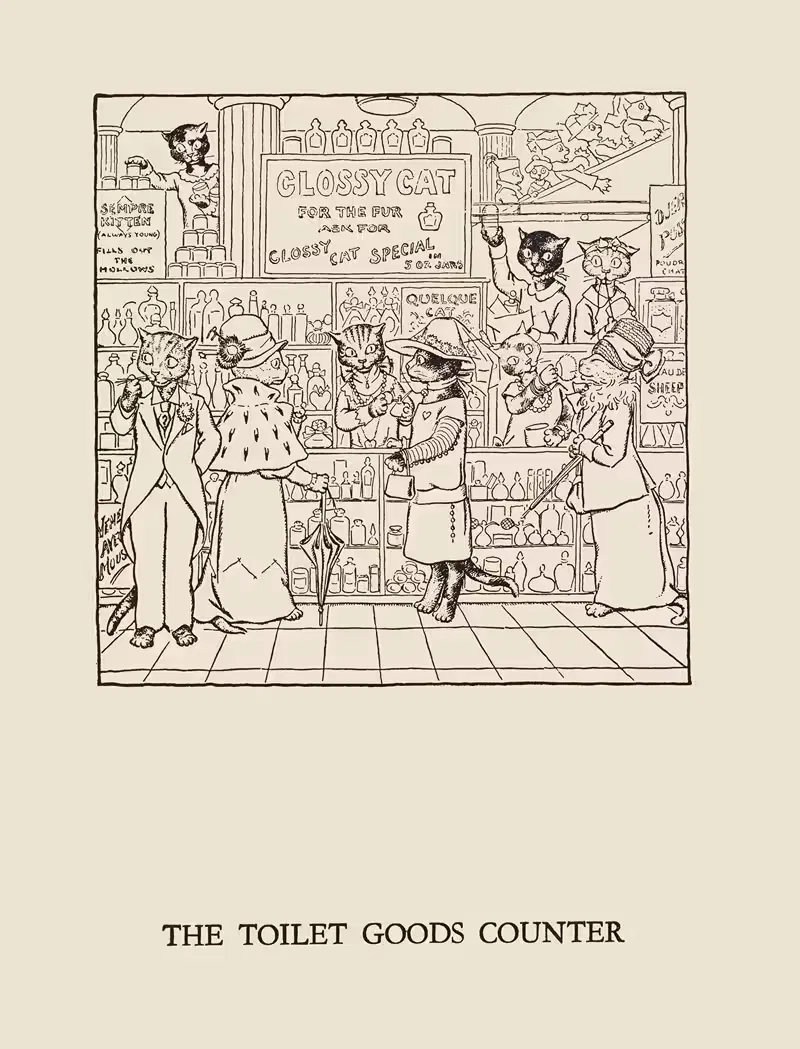 The toilet goods counter — William Ely Hill