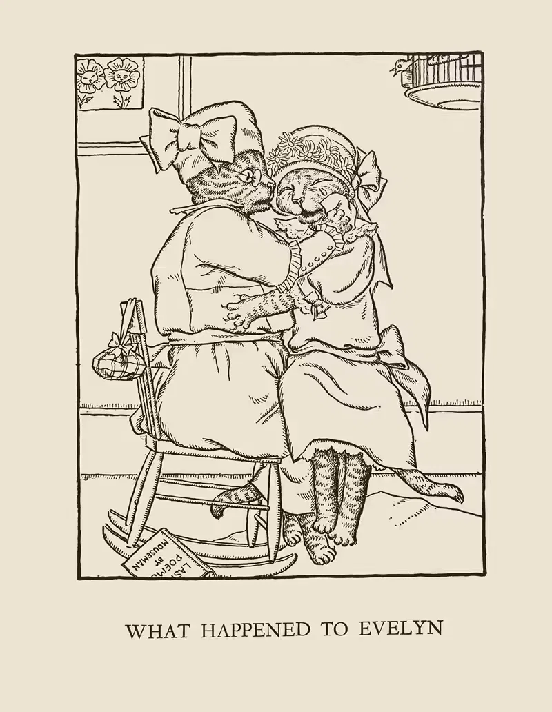 Что случилось с Эвелин by Уильям Эли Хилл, 1926 — digital art print download