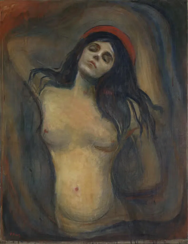 Мадонна by Эдвард Мунк, 1894 — digital art print download