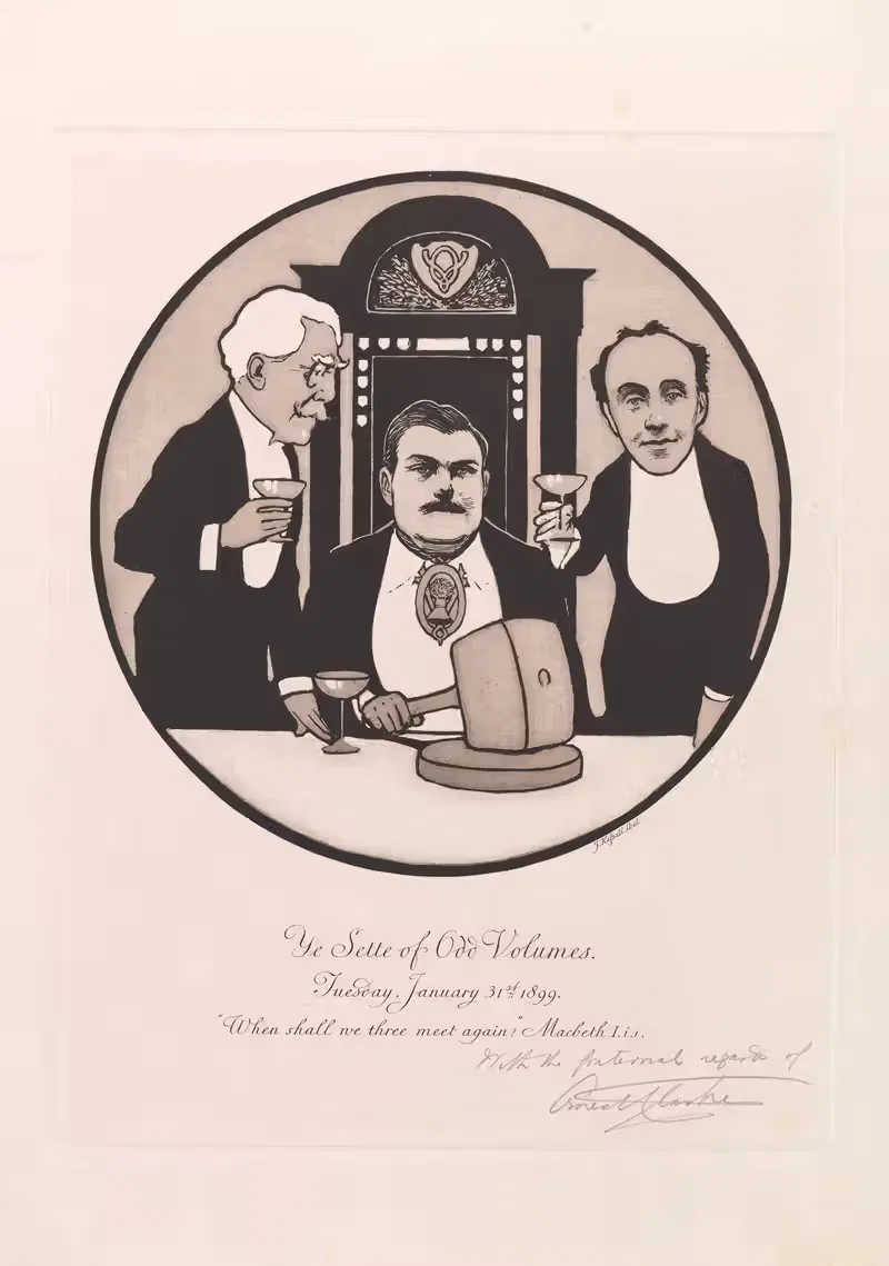 Приглашение на 31 января 1899 года by Эрнест Кларк — digital art print download