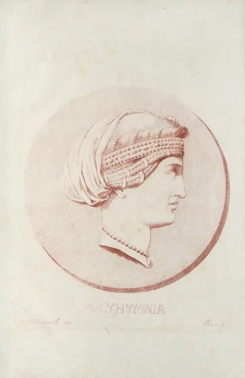 Polyhymnia by Johannes Wiedewelt, 1776 — digital art print download