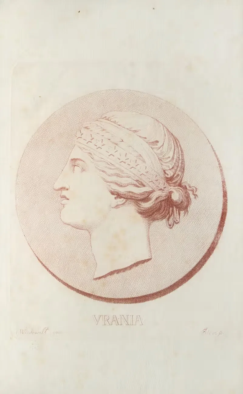 Урания by Иоганнес Видевельт, 1776 — digital art print download