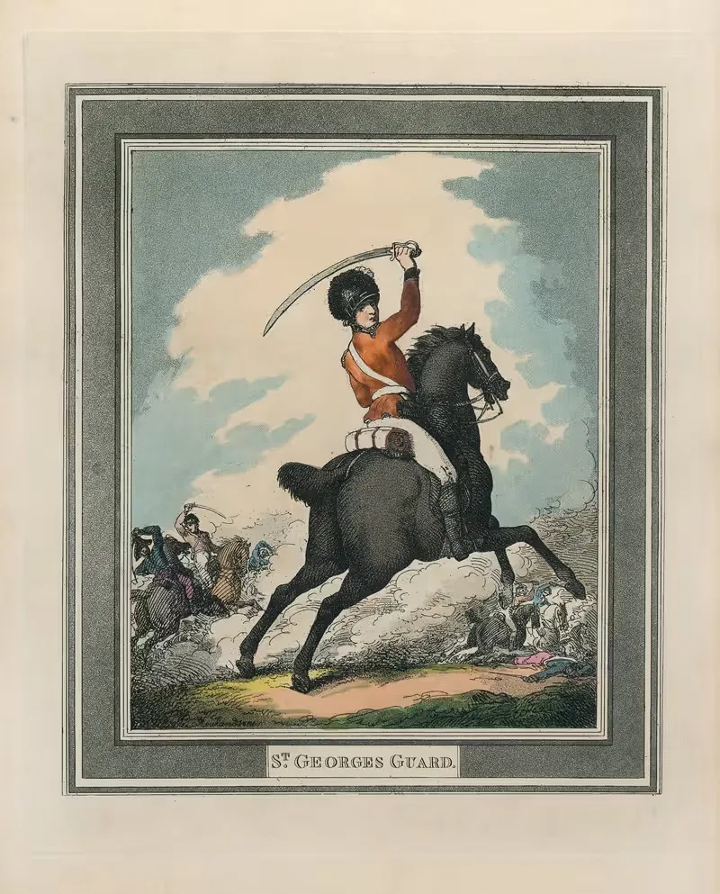 Гвардия Святого Георгия by Томас Роуландсон, 1799 — digital art print download