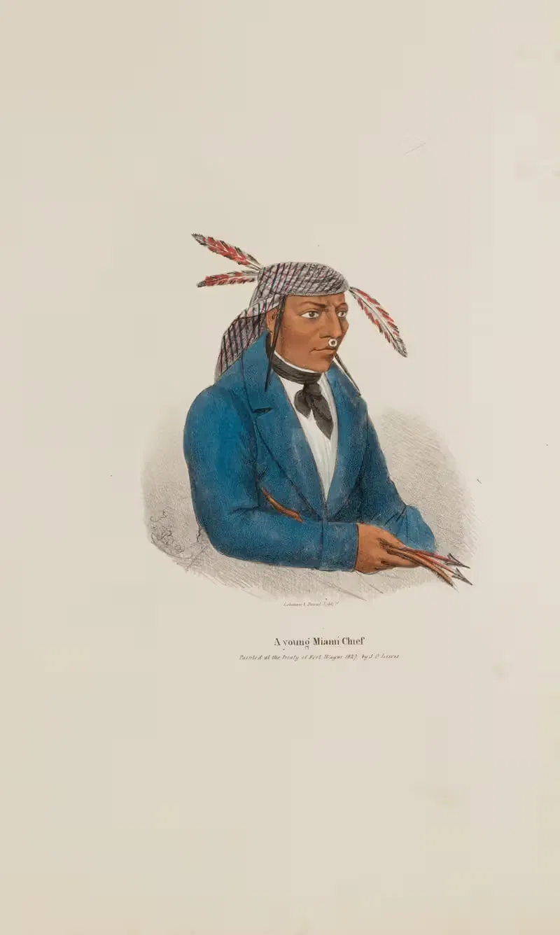 A Young Miami Chief by James Otto Lewis, 1835 — digital art print download