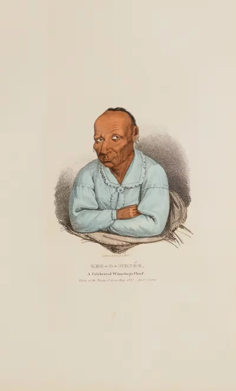 KER-O-MENEE; A Celebrated Winnebago Chief — James Otto Lewis