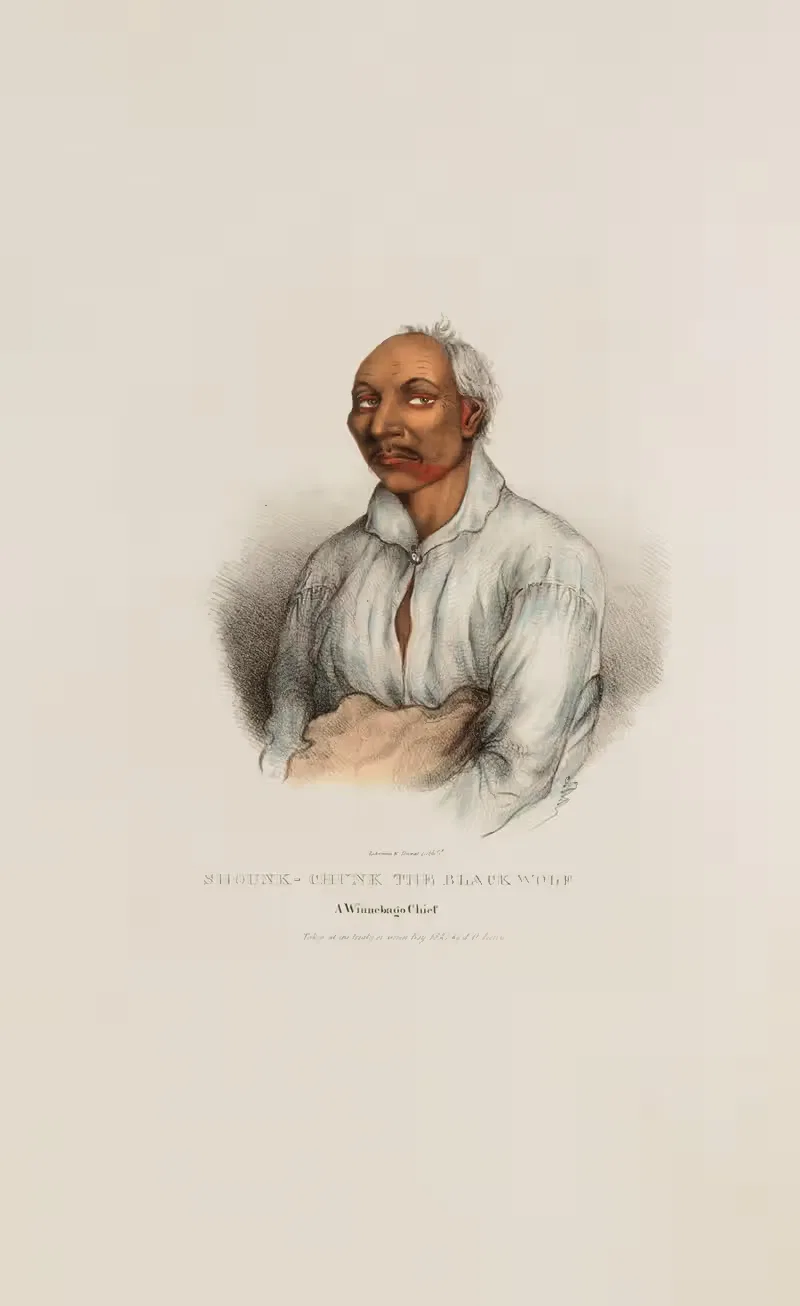 SHOUNK-CHUNK the Black Wolf; A Winnebago Chief — James Otto Lewis