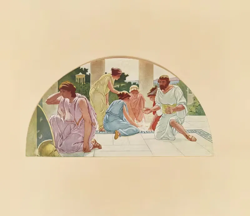 Ахиллес (После Уолтера Макивена) by А.В. Най, 1902 — digital art print download