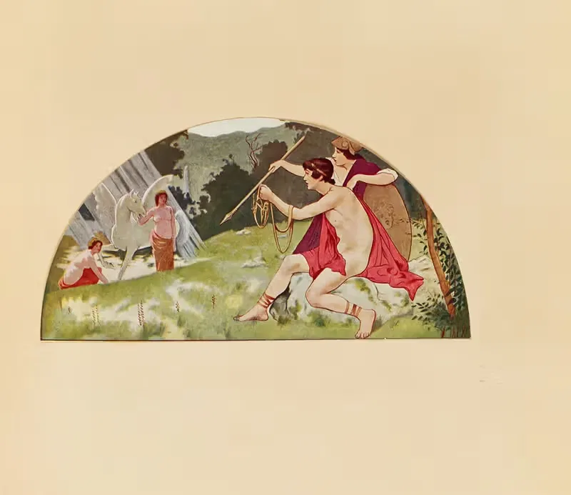 Беллерофонт (после Уолтера Макивена) by А.В. Най, 1902 — digital art print download