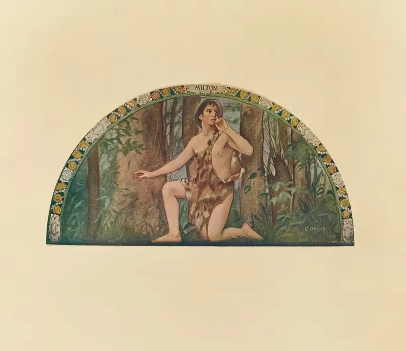 Комус Милтона (после Генри Оливера Уокера) by А.В. Най, 1902 — digital art print download
