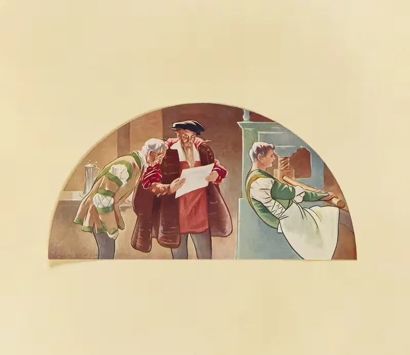 Печатный станок (по Джону Уайту Александру) by А.В. Най, 1902 — digital art print download