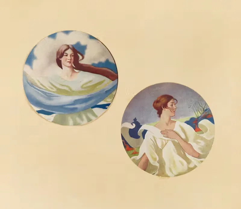 The Seasons. (After Frank Weston Benson) — A.V. Nye