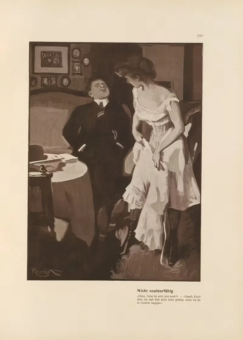 Не цветной by Фердинанд Фрайхерр фон Резницек, 1908 — digital art print download