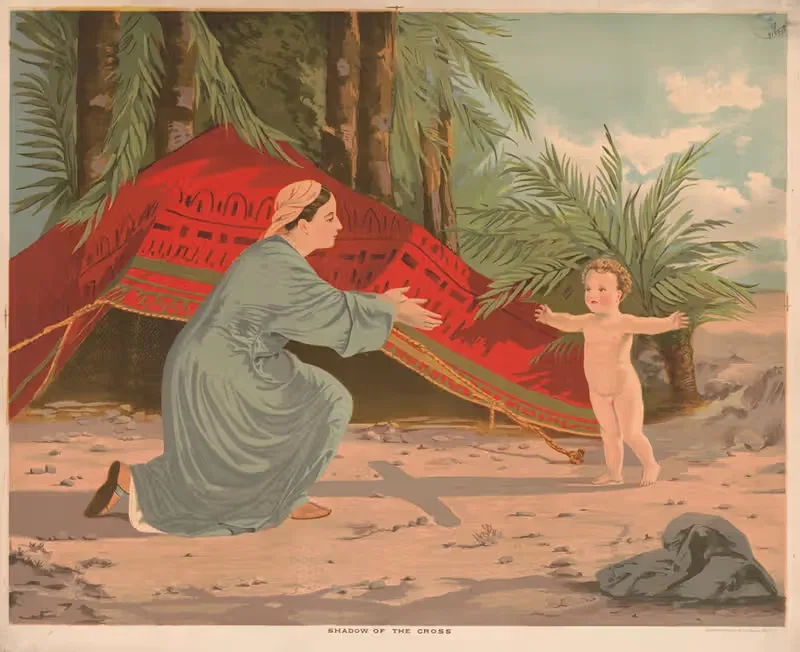 Тень креста by Г.Ф. Гилман, 1871 — digital art print download