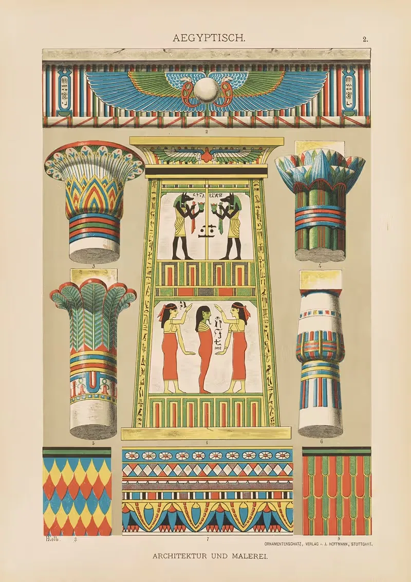Aegyptisch – Architektur und Malerei — Heinrich Dolmetsch