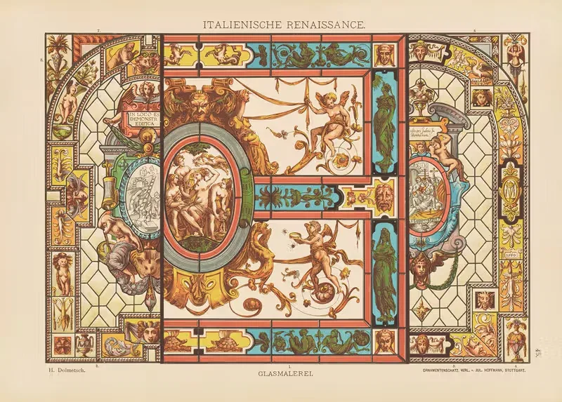 Italienische Renaissance – Glasmalerei — Heinrich Dolmetsch