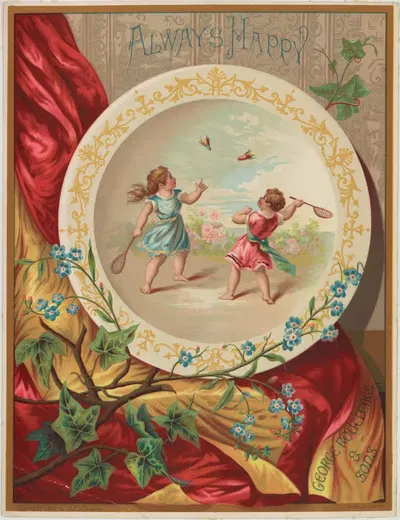 Always happy by Joseph L. Blamire, 1882 — digital art print download